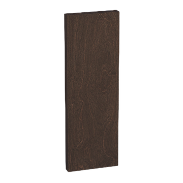 SM-FLS36: Mocha Brown Slim Shaker 36"W x 2"H x 12"D Flat Shelf