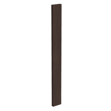 SM-WF330: Mocha Brown Slim Shaker 03"W x 30"H Wall Cabinet Filler