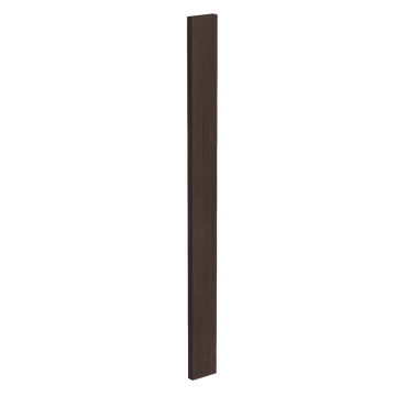 SM-WF336: Mocha Brown Slim Shaker 03"W x 36"H Wall Cabinet Filler