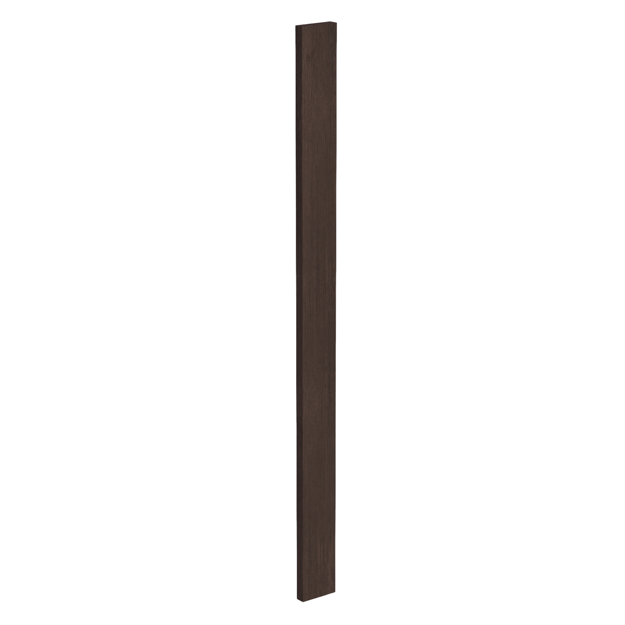 SM-WF342: Mocha Brown Slim Shaker 03"W x 42"H Wall Cabinet Filler
