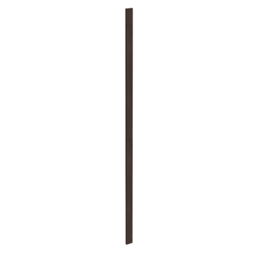 SM-WF396: Mocha Brown Slim Shaker 03"W x 96"H Wall Cabinet Filler