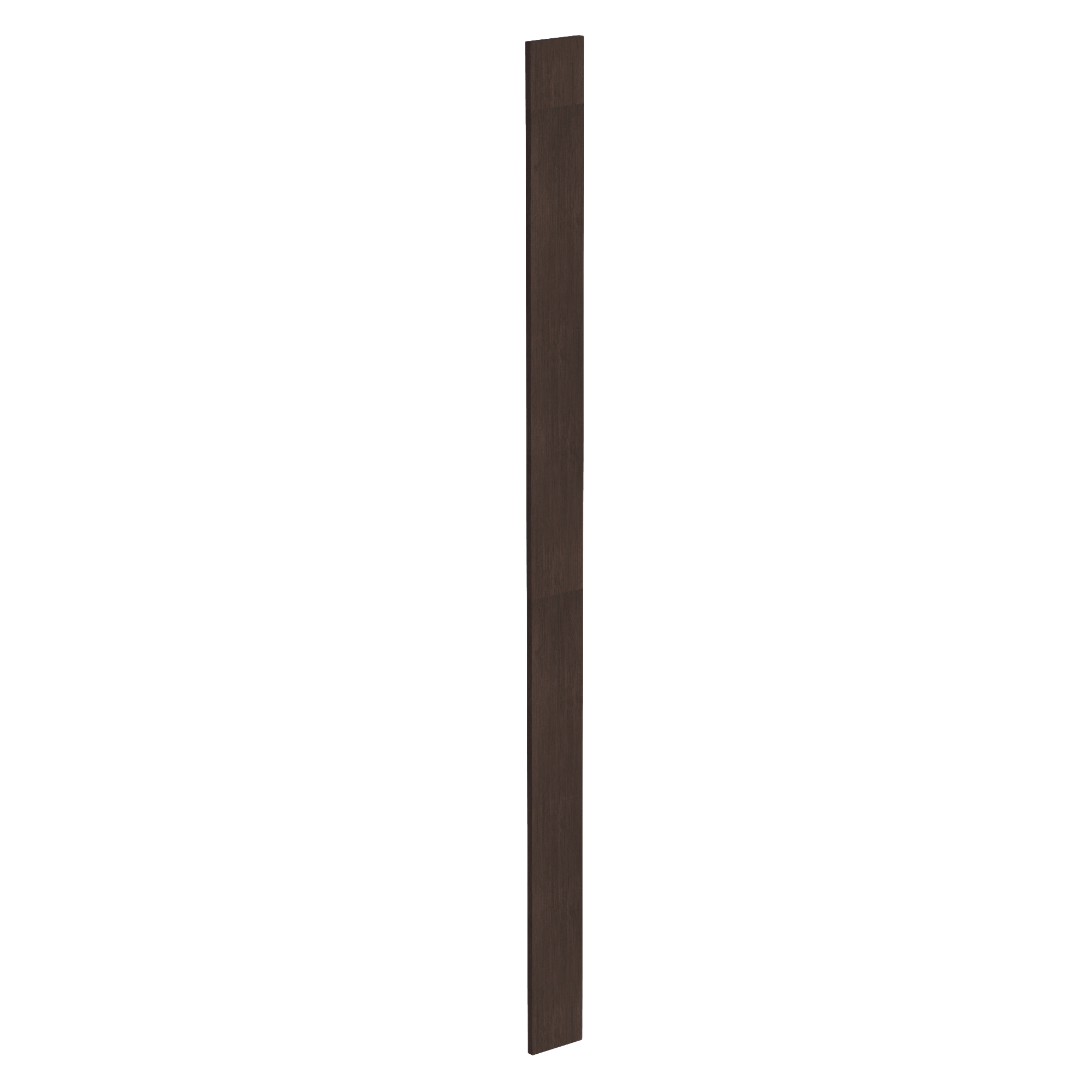 SM-WF696: Mocha Brown Slim Shaker 06"W x 96"H Wall Cabinet Filler