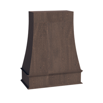SM-WRH3648: Mocha Brown Slim Shaker 36"W x 48"HWood Wall Mounted Range Hoods
