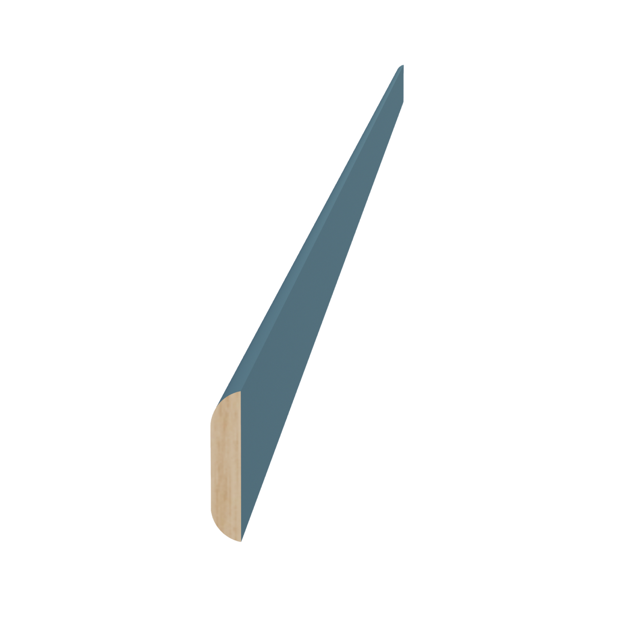 TG-BM1-1/4: Soft Green Shaker 96"W x 1-1/4"H x 1/4"D Batten Molding