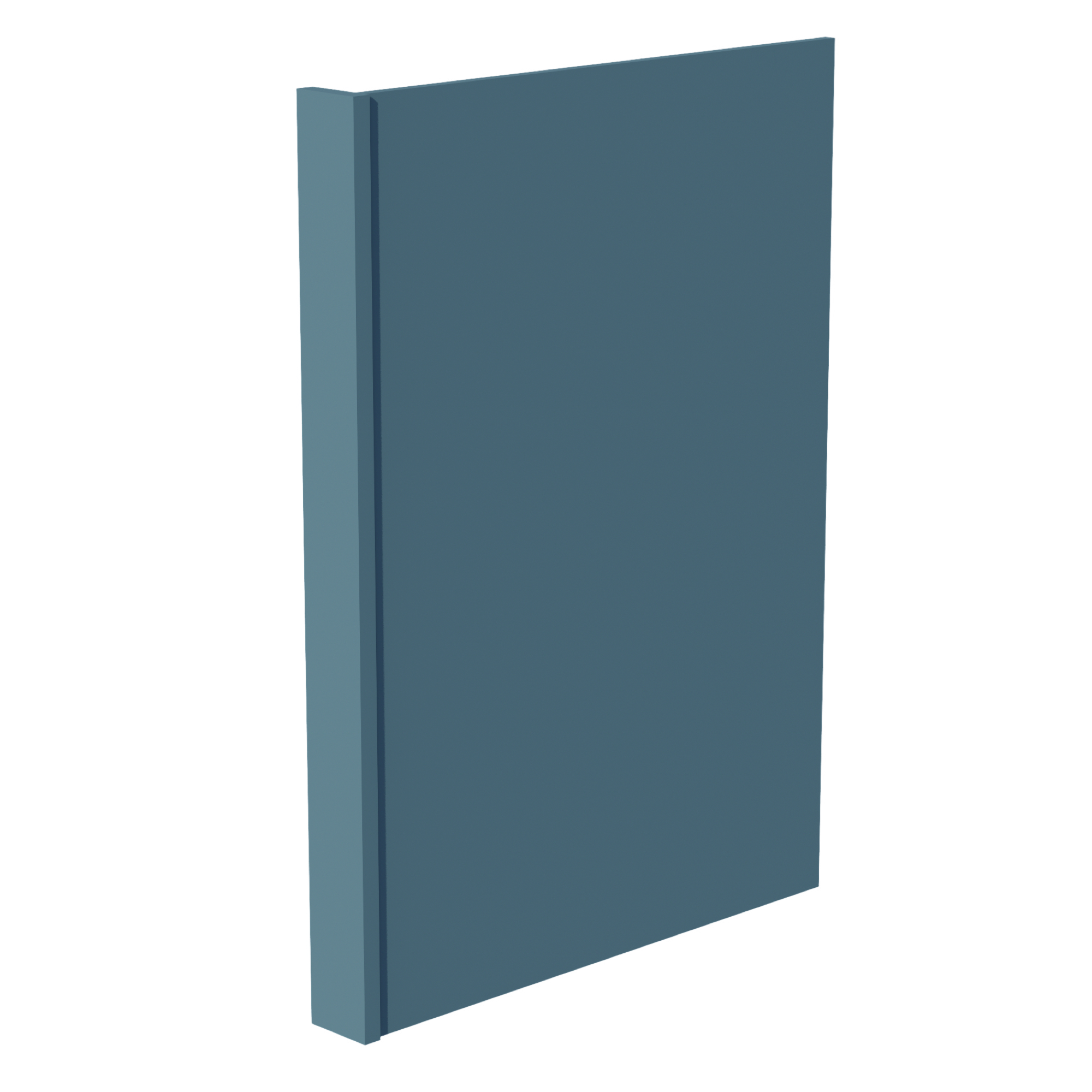 TG-DWR3: Soft Green Shaker 3" Filler - 24"W x 34-1/2"H x 1/2"D Dishwasher Return Panel