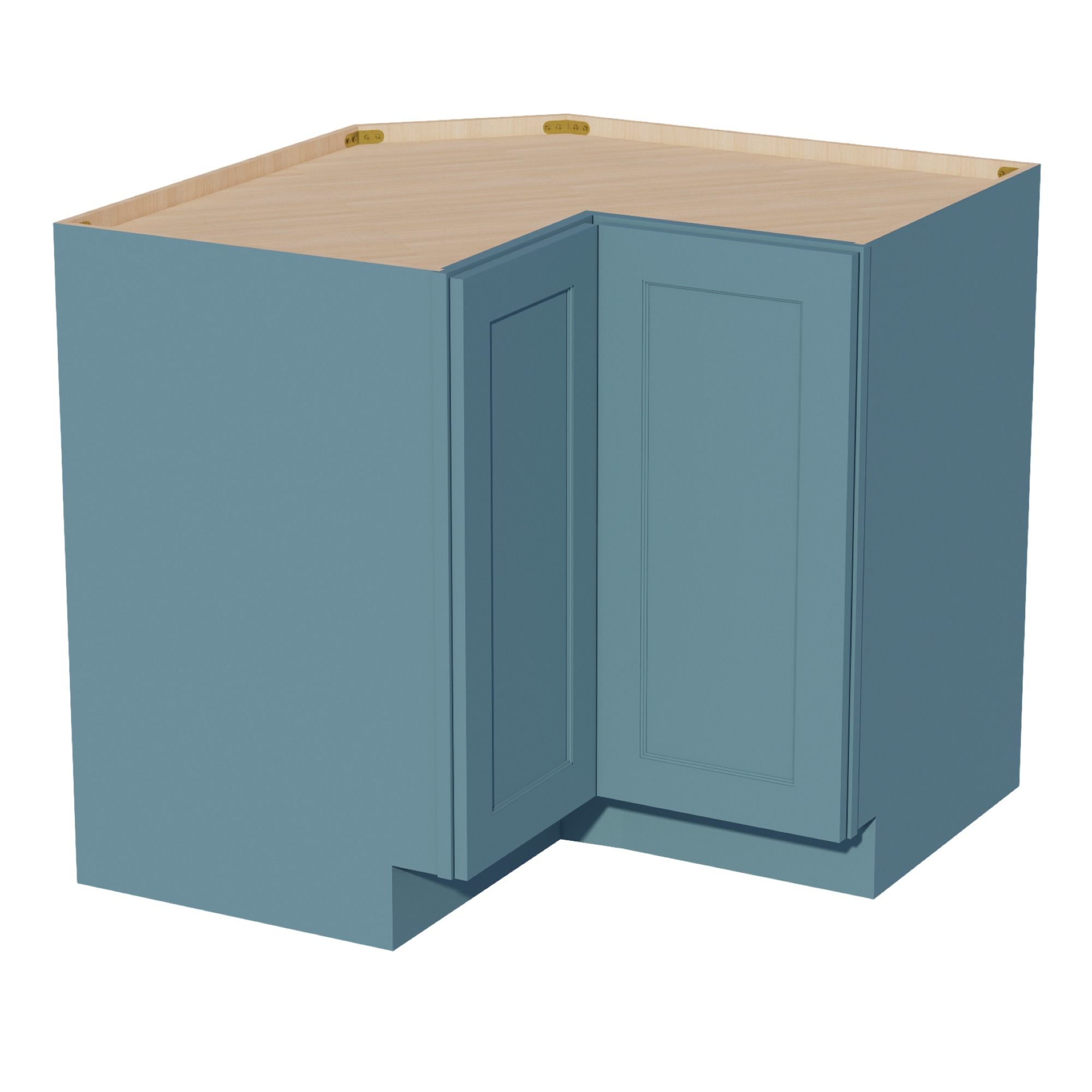 TG-LSB33: Soft Green Shaker 33" 2 Doors Lazy Susan Corner Base Cabinet