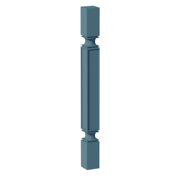 TG-SP336: Soft Green Shaker 03"W x 36"H x 03"D Square Roman Pillar