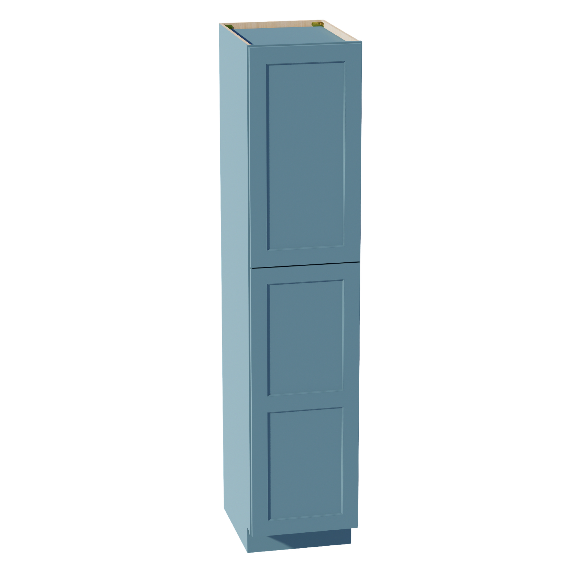 TG-TP1884: Soft Green Shaker 18"W x 84"H x 24"D 2 Doors & 5 Shelves Tall Shelf Pantry Cabinets