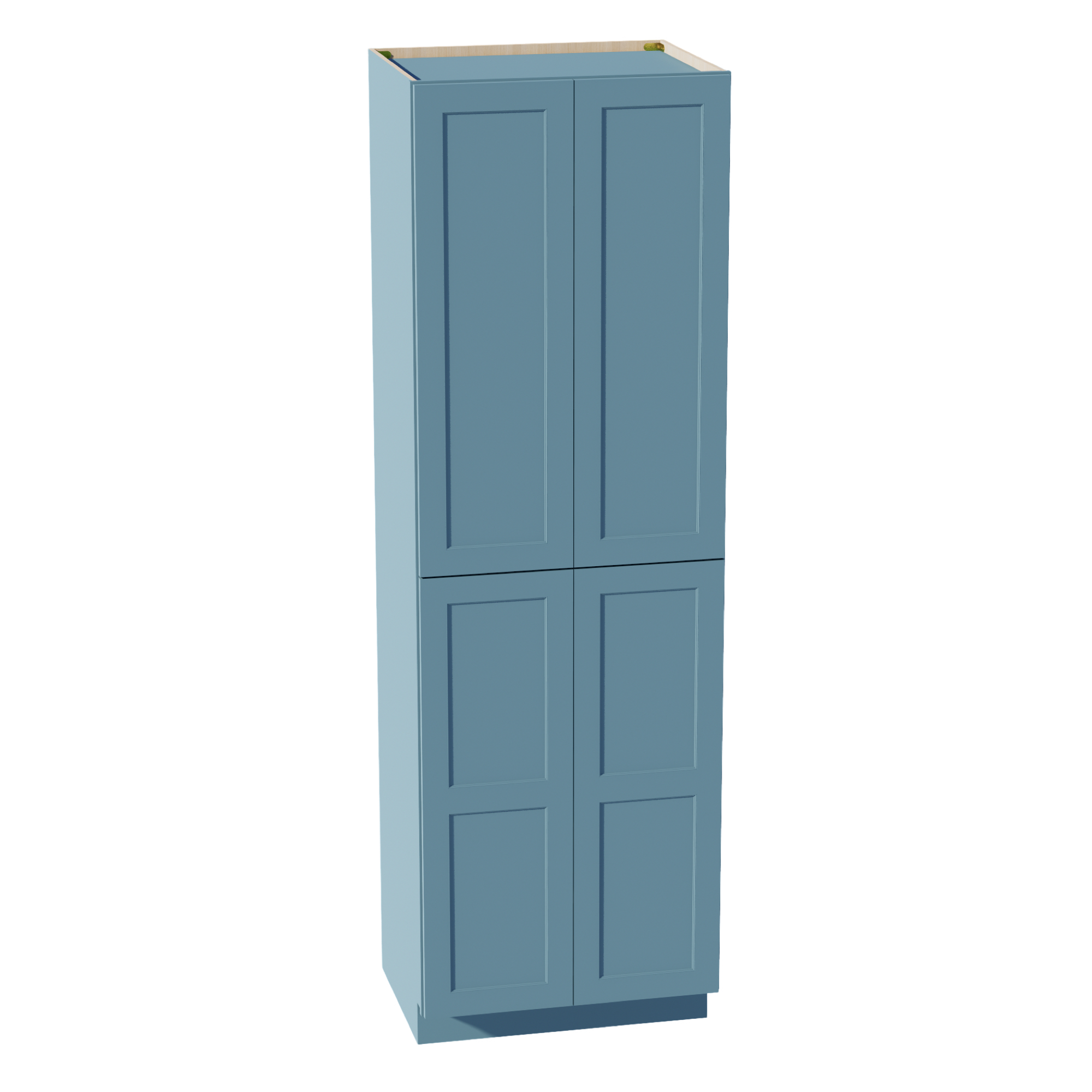 TG-TP3096: Soft Green Shaker 30"W x 96"H x 24"D 2 Doors & 6 Shelves Tall Shelf Pantry Cabinets