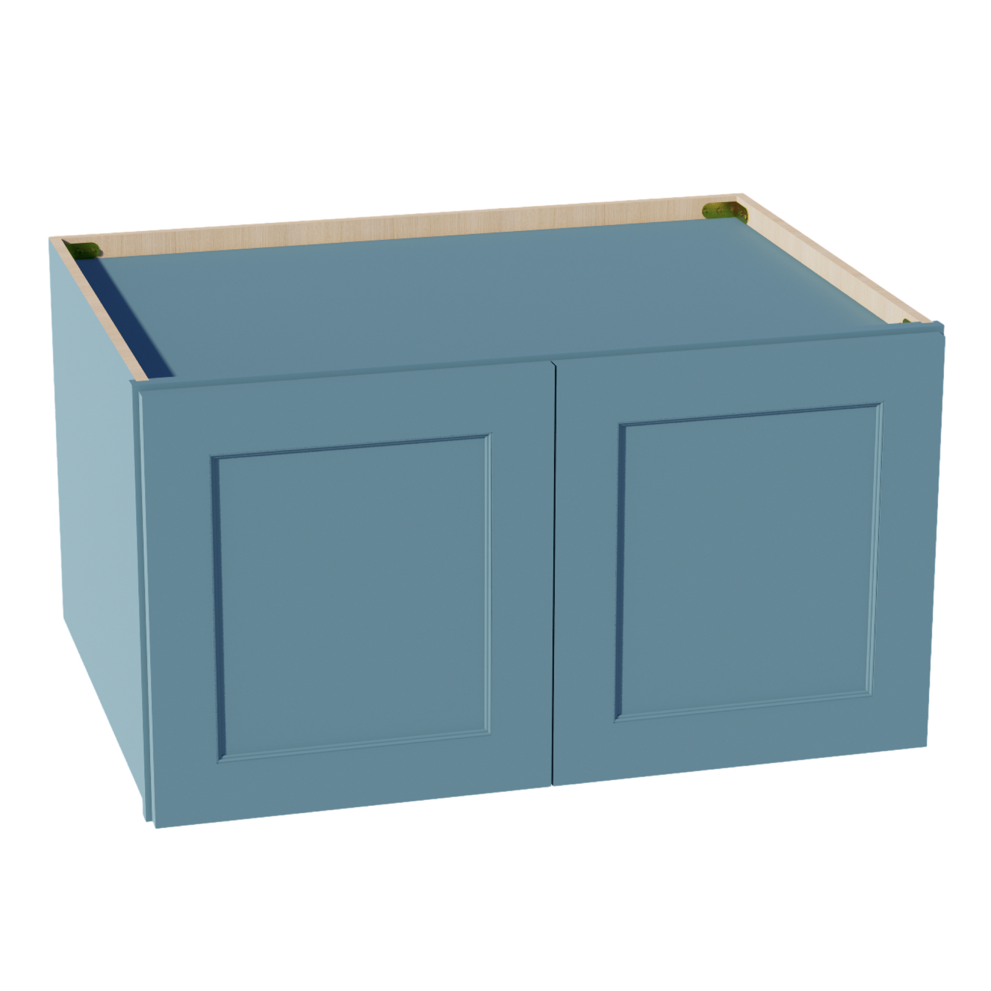 TG-W331824: Soft Green Shaker 33"W x 18"H x 24"D 2 Doors Standard Bridge Wall Cabinet