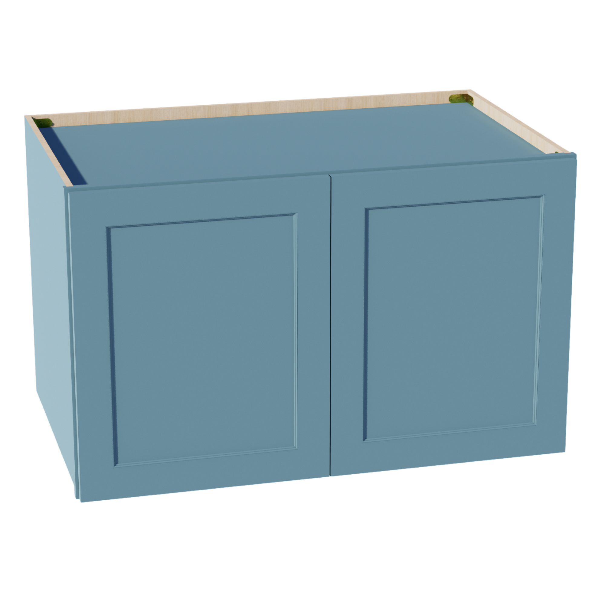 TG-W392424: Soft Green Shaker 39"W x 24"H x 24"D 2 Doors & 1 Shelf Standard Bridge Wall Cabinet