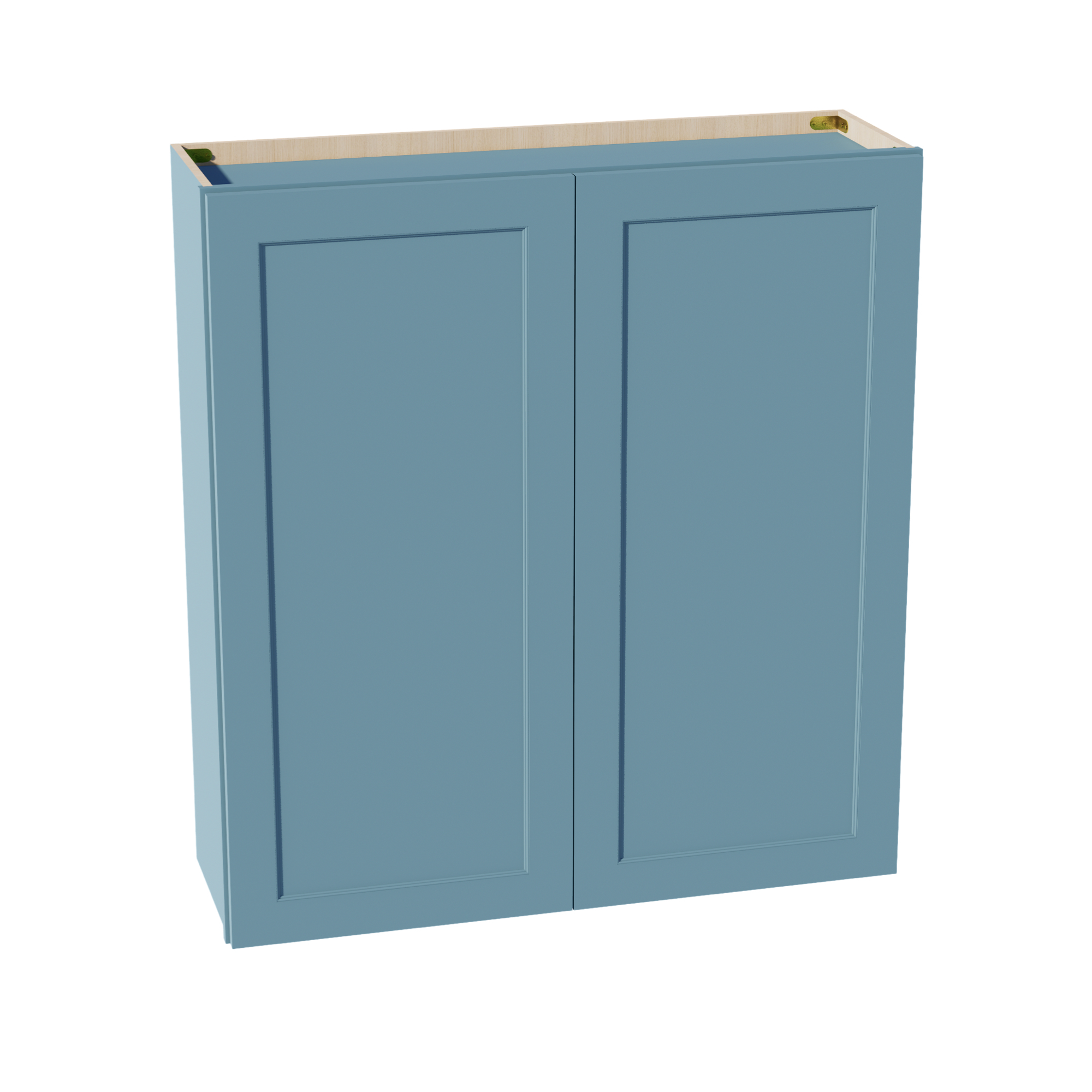 TG-W3942: Soft Green Shaker 39"W x 42"H 2 Doors & 3 Shelves Standard Wall Cabinet