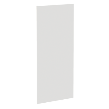 TW-BP4896-1/4: Creamy White Shaker 48"W x 96"H x 1/4"D Base End Skin Panel