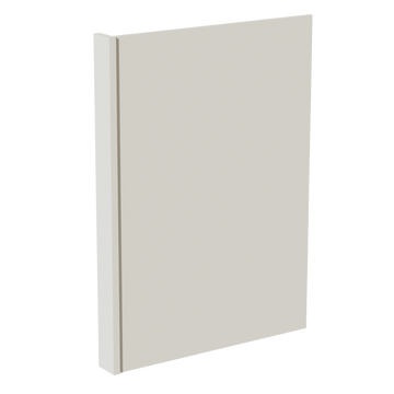 TW-DWR3: Creamy White Shaker 3" Filler - 24"W x 34-1/2"H x 1/2"D Dishwasher Return Panel
