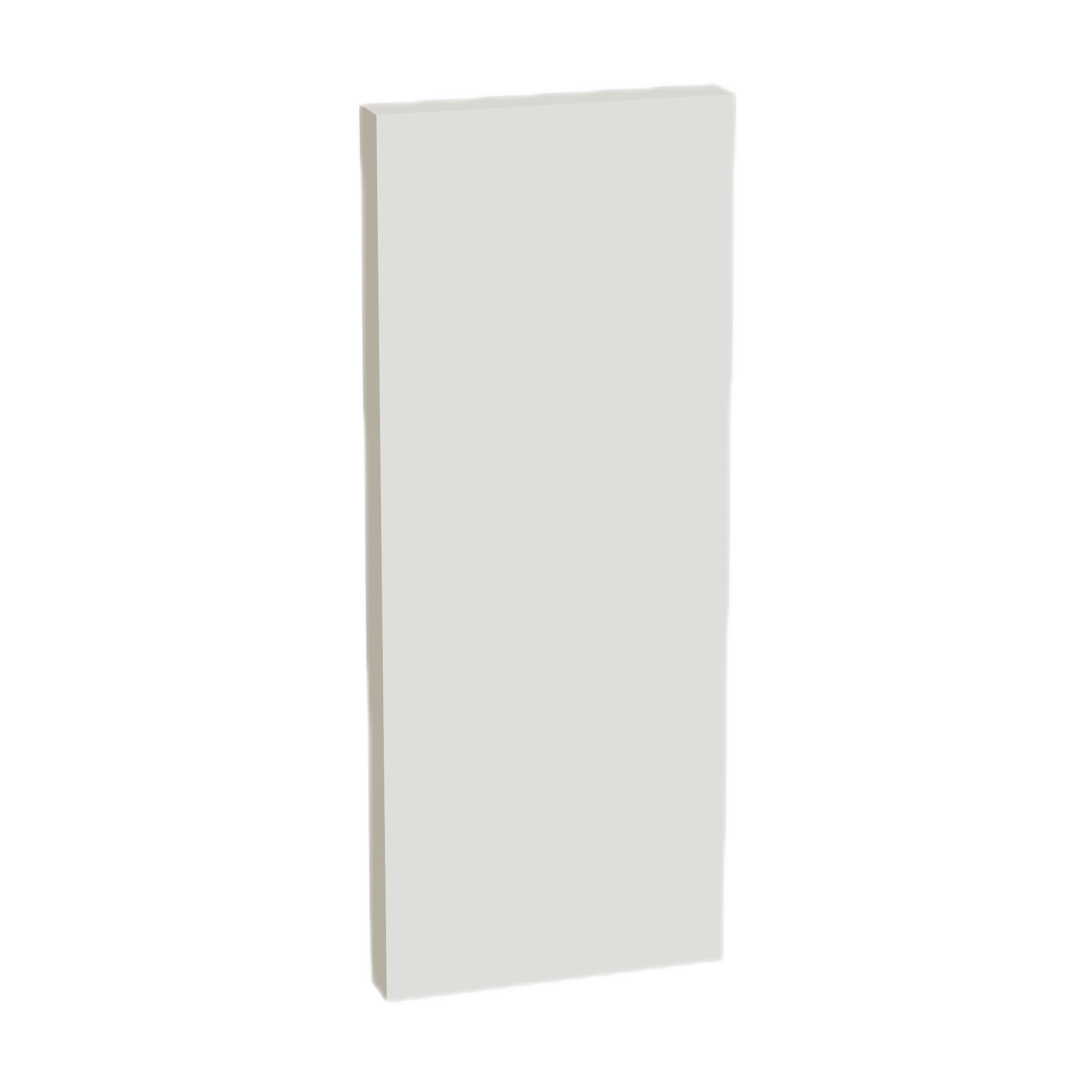 TW-FLS30: Creamy White Shaker 30"W x 2"H x 12"D Flat Shelf