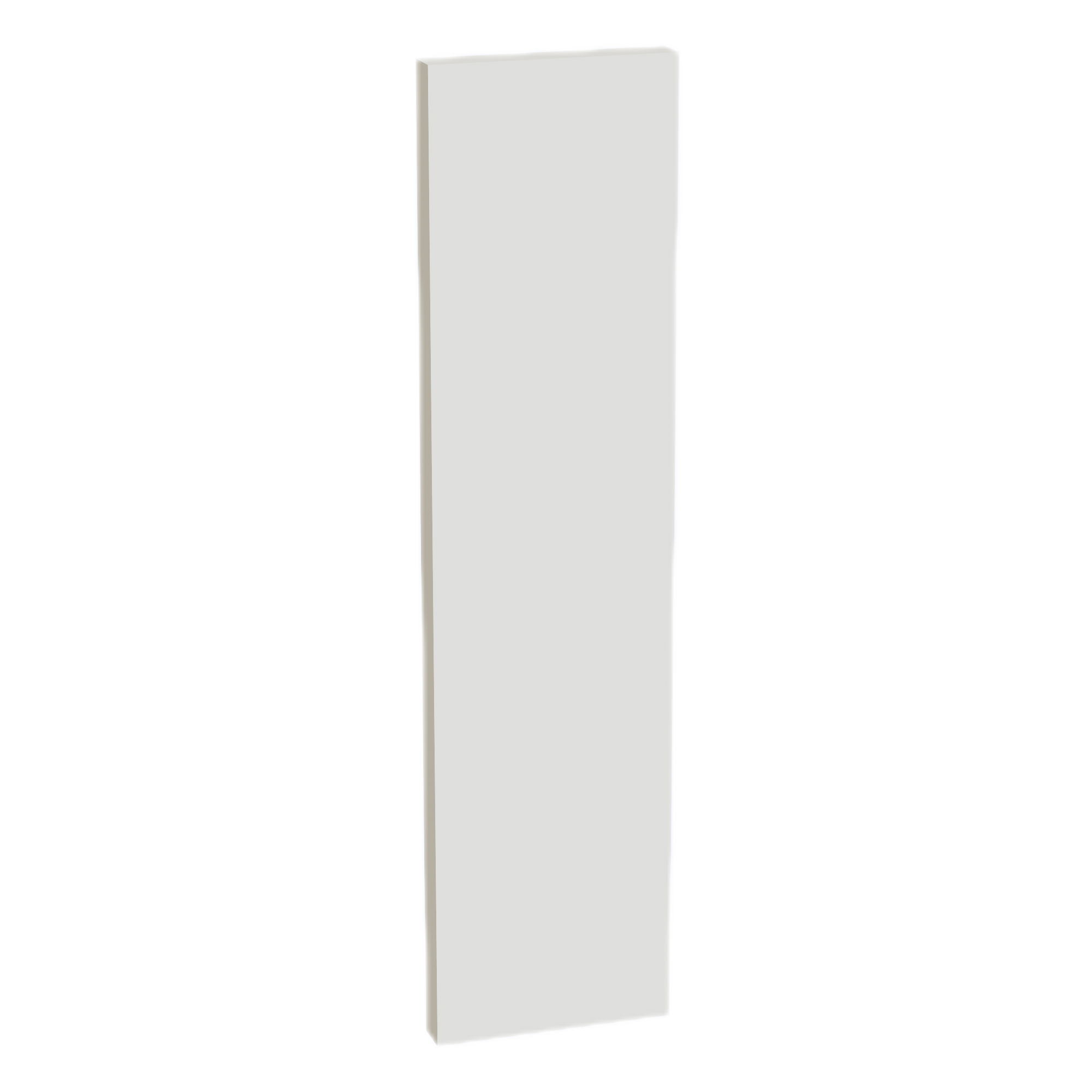 TW-FLS48: Creamy White Shaker 48"W x 2"H x 12"D Flat Shelf