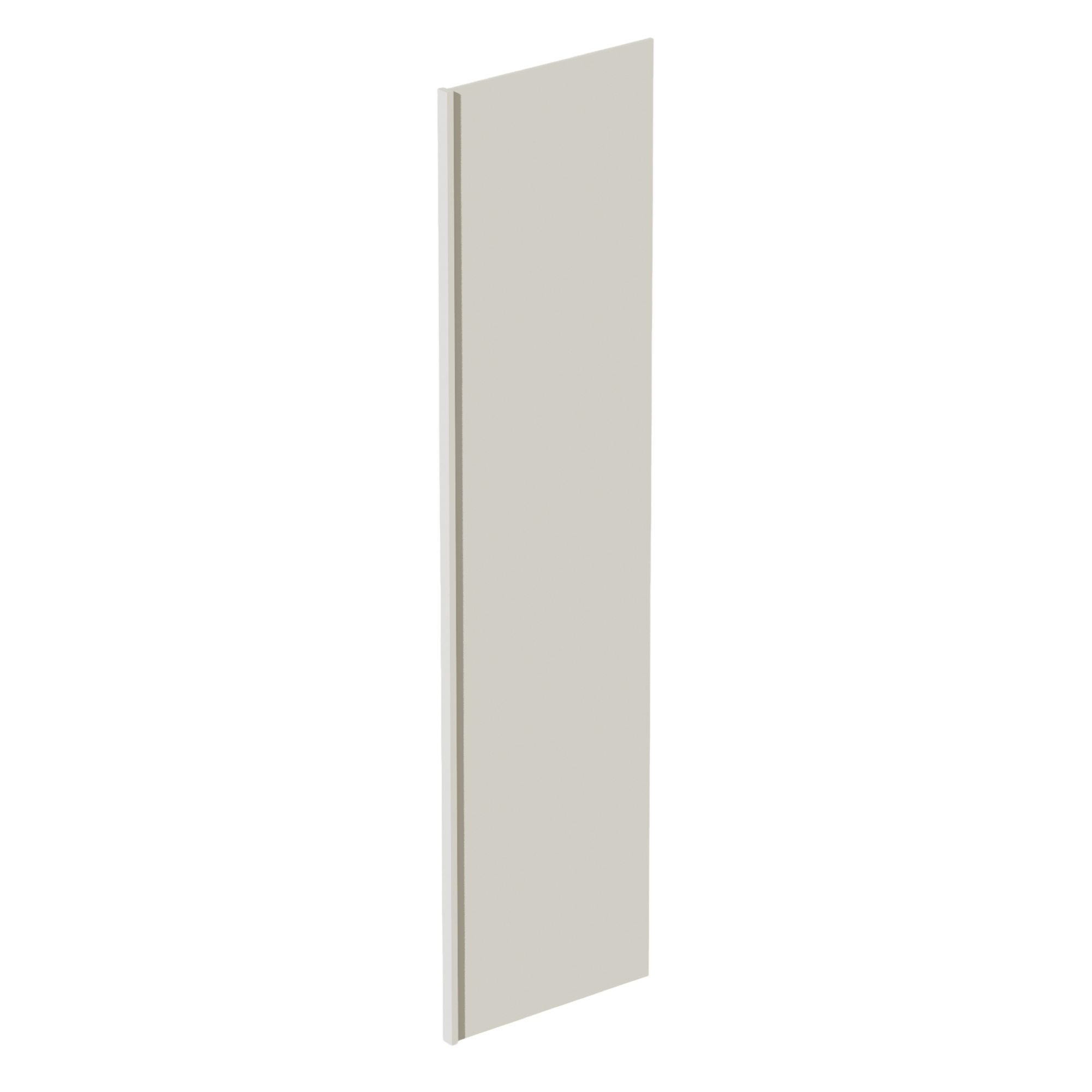 TW-REP2496: Creamy White Shaker 24"W x 96"H x 1-1/2"D Refigerator Return Panel