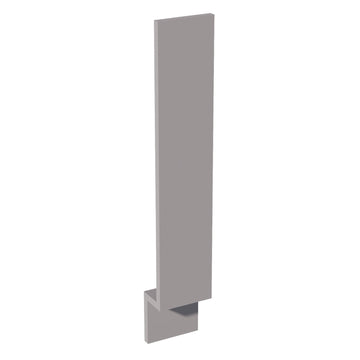 HA-BF6: Ash Gray Shaker 6"W Base Cabinet Filler