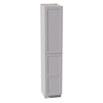 HA-TP1896: Ash Gray Shaker 18"W x 96"H x 24"D 2 Doors & 6 Shelves Tall Shelf Pantry Cabinets