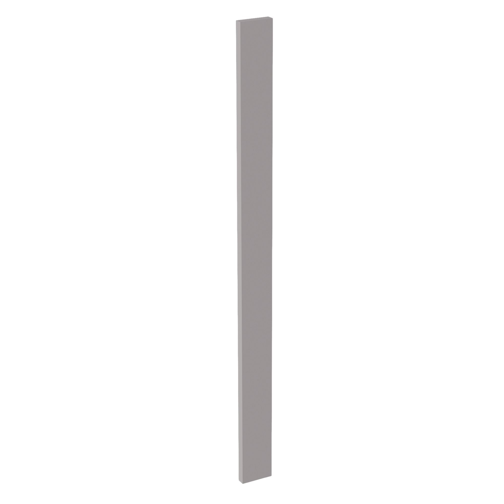 HA-WF342: Ash Gray Shaker 03"W x 42"H Wall Cabinet Filler