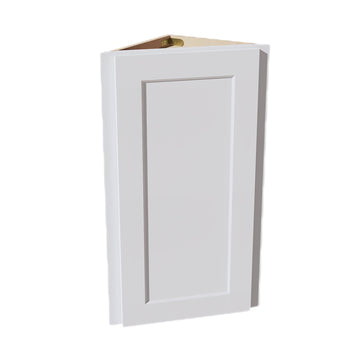 HF-WAE1230: Frost White Shaker 12"W x 30"H x 12"D 1 Door & 2 Shelves Wall Angle End Cabinet