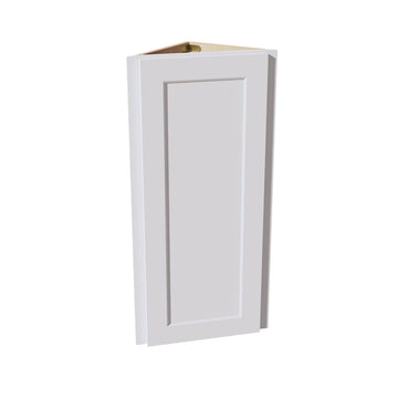 HF-WAE1236: Frost White Shaker 12"W x 36"H x 12"D 1 Door & 2 Shelves Wall Angle End Cabinet