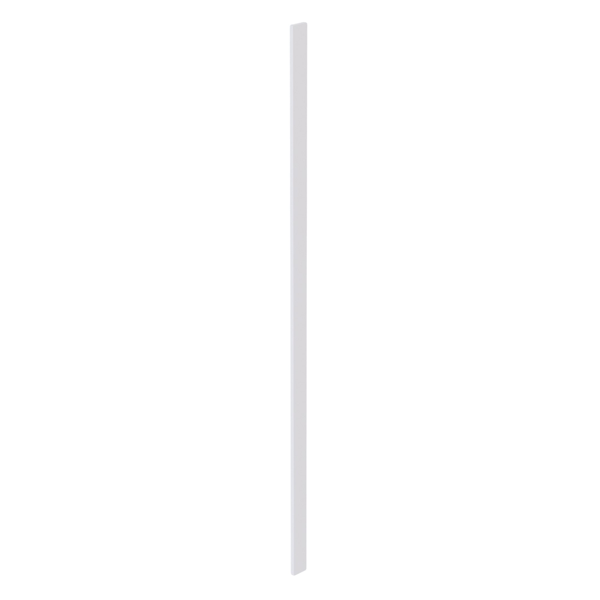 HF-WF396: Frost White Shaker 03"W x 96"H Wall Cabinet Filler