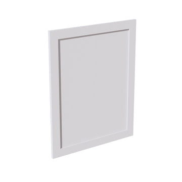 HF-WP-BASE: Frost White Shaker 23-1/2"W x 29-1/2"H x 3/4"D Wainscot Panel Base