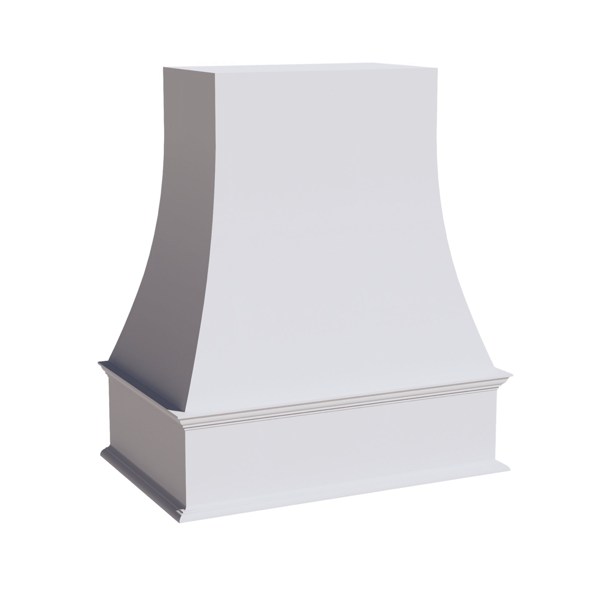 HF-WRH3036: Frost White Shaker 30"W x 36"H Wood Wall Mounted Range Hoods