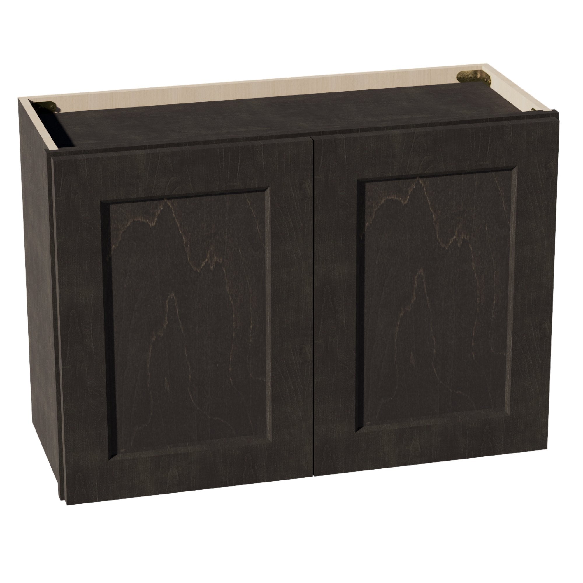HG-W3021: Dark Gray Shaker 30"W x 21"H 2 Doors Standard Wall Bridge Cabinet