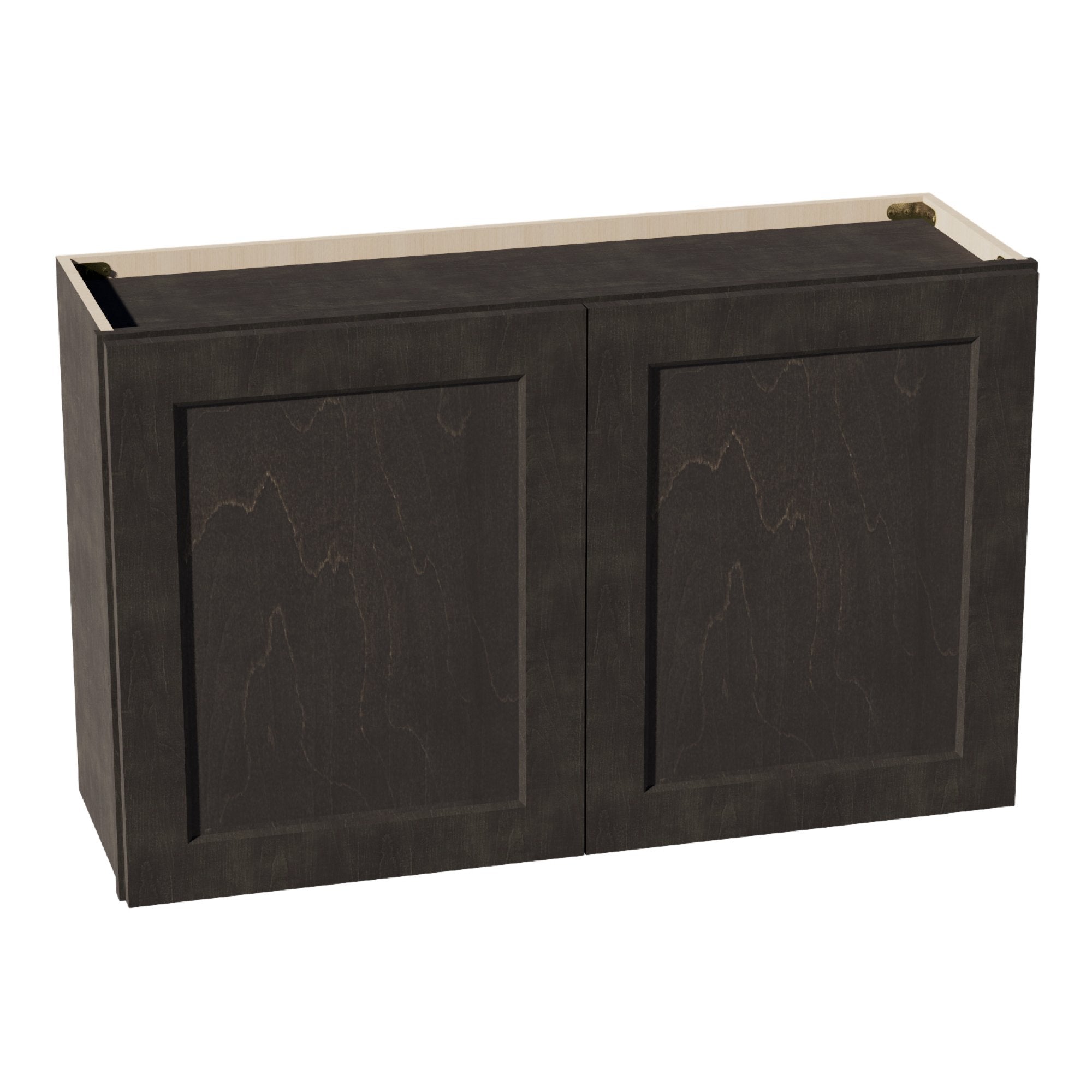 HG-W3624: Dark Gray Shaker 36"W x 24"H 2 Doors Standard Wall Bridge Cabinet