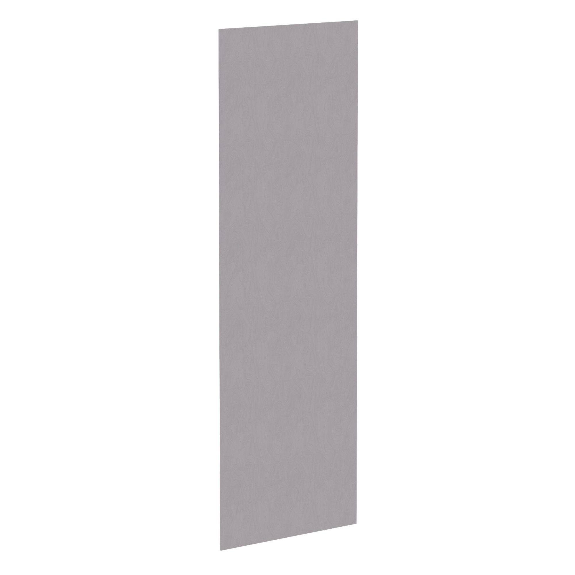 HLG-BP3496-1/4: Light Gray Shaker 34-1/2"W x 96"H x 1/4"D Base End Skin Panel