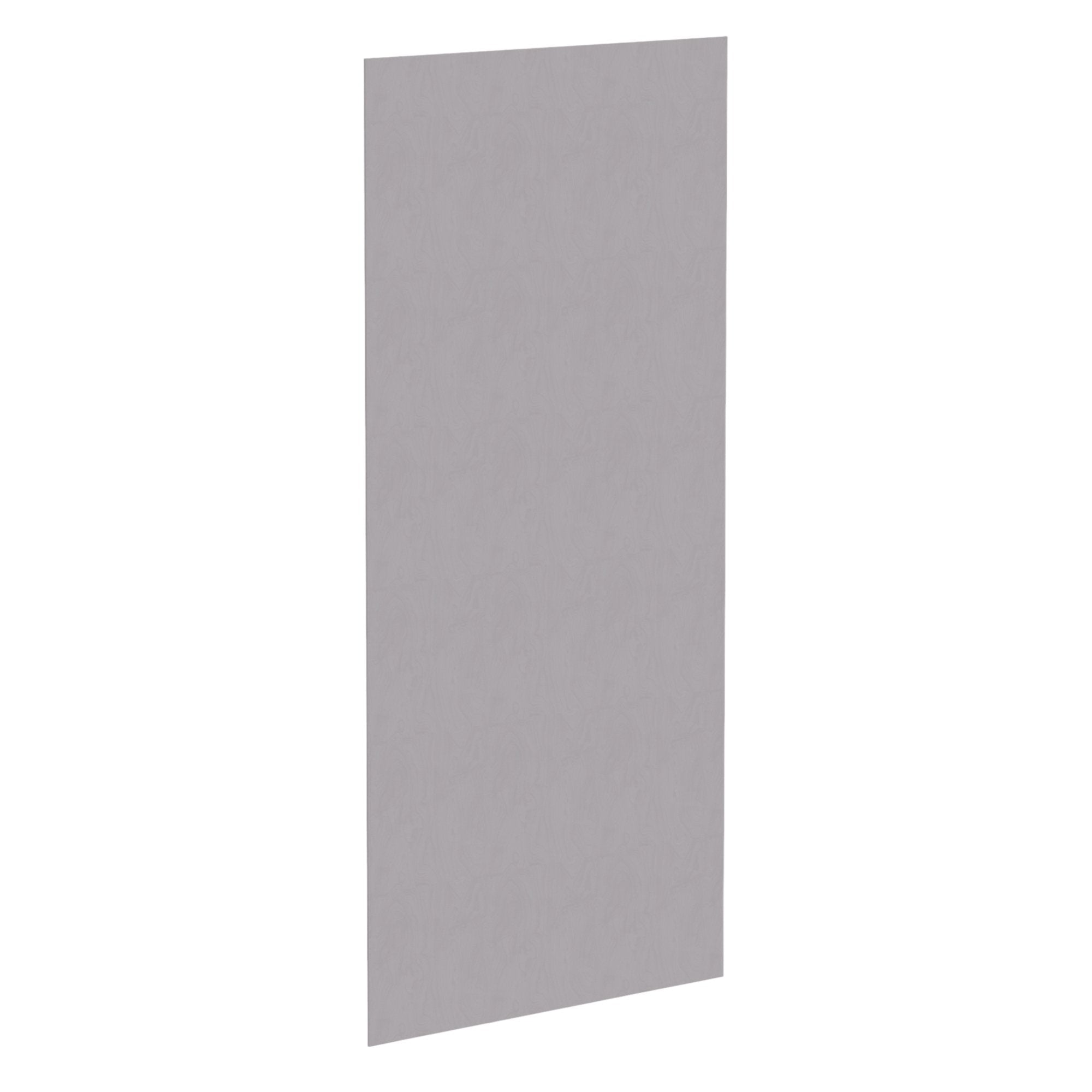 HLG-BP4896-1/4: Light Gray Shaker 48"W x 96"H x 1/4"D Base End Skin Panel