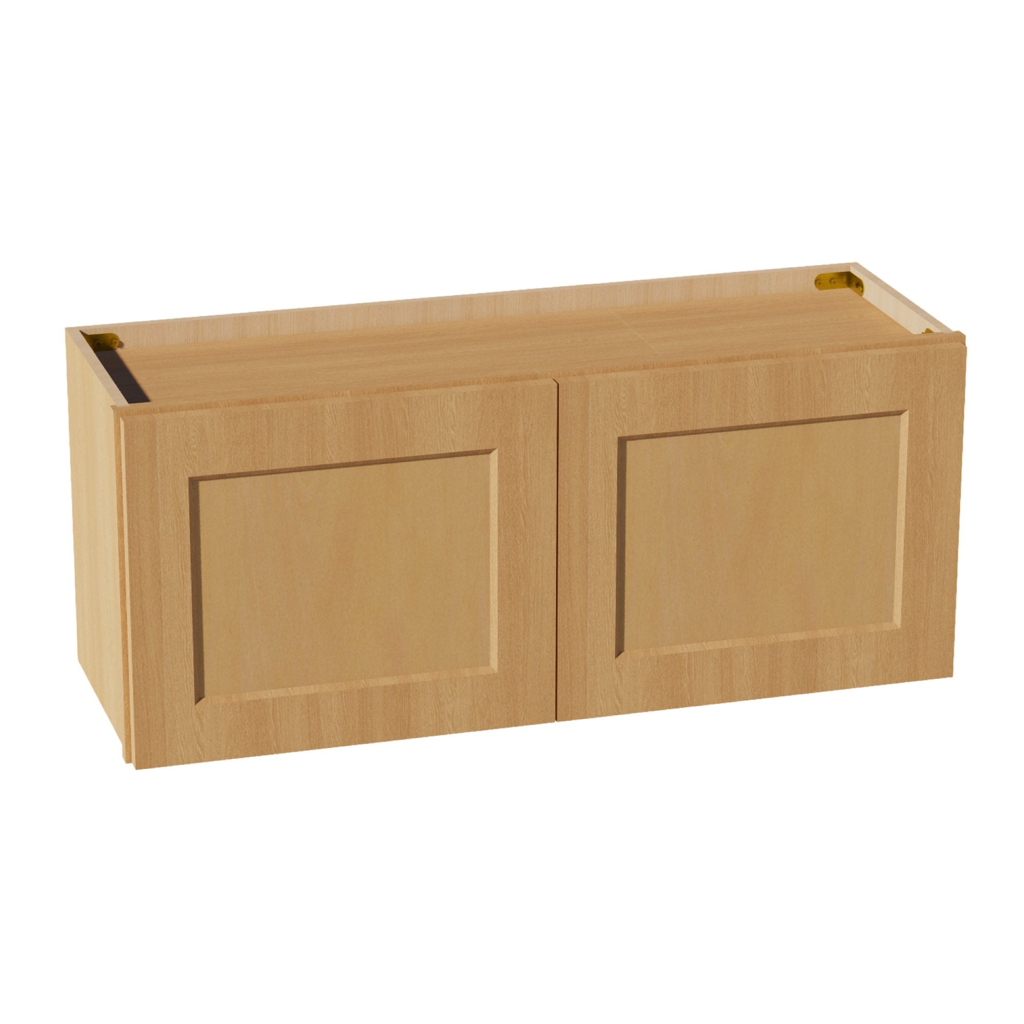 HT-W3315: Timber Wood Shaker 33"W x 15"H 2 Doors Standard Wall Bridge Cabinet