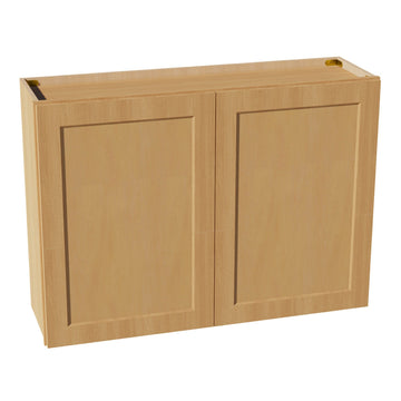 HT-W4230: Timber Wood Shaker 42"W x 30"H 2 Doors & 2 Shelves Standard Wall Cabinet